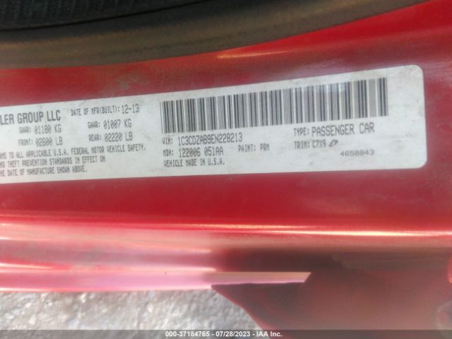 1C3CDZAB9EN228213 Dodge AVENGER SE