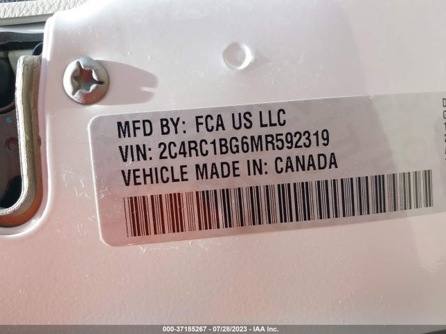 2C4RC1BG6MR592319 Chrysler Pacifica Touring L