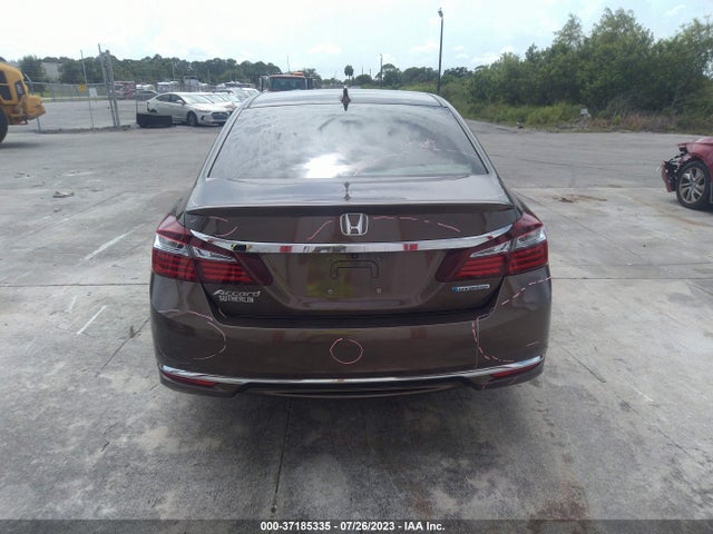 2017 HONDA ACCORD HYBRID VIN: JHMCR6F37HC011254