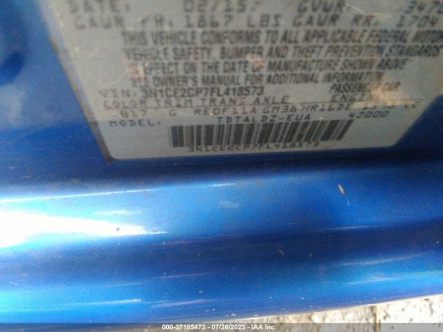 3N1CE2CP7FL418573 Nissan Versa Note S/s Plus/sv/sr/sl