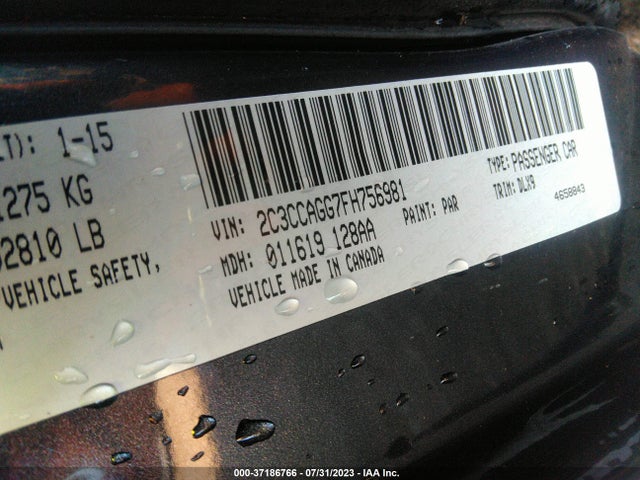2C3CCAGG7FH756981 Chrysler 300 300s