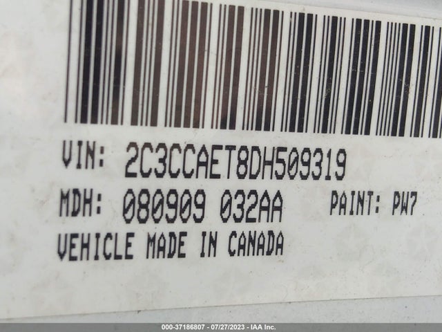 2013 CHRYSLER 300 300C VIN: 2C3CCAET8DH509319