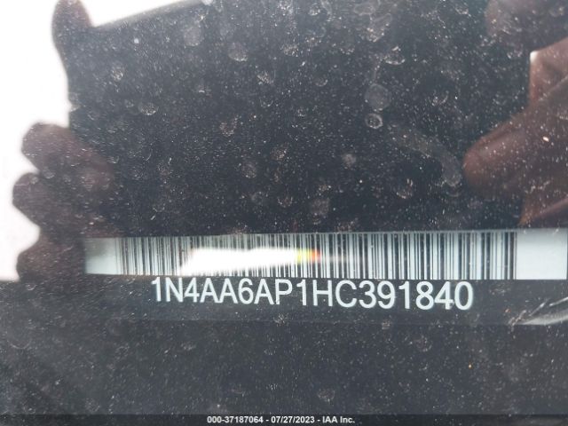 1N4AA6AP1HC391840 Nissan Maxima Platinum