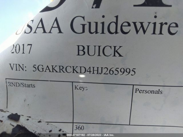 5GAKRCKD4HJ265995 Buick Enclave Premium
