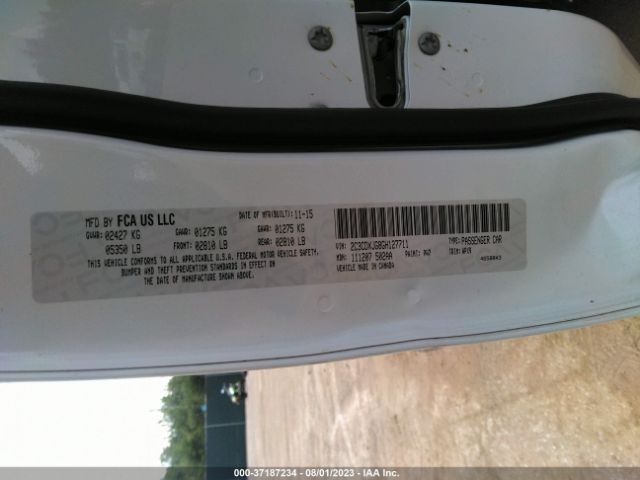 2C3CDXJG8GH127711 Dodge Charger Sxt
