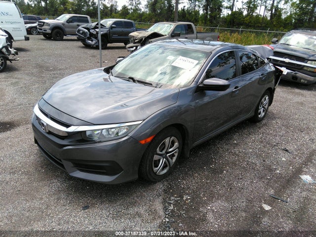 Honda Civic Sedan Lx 2018 19XFC2F59JE019722 Image 2