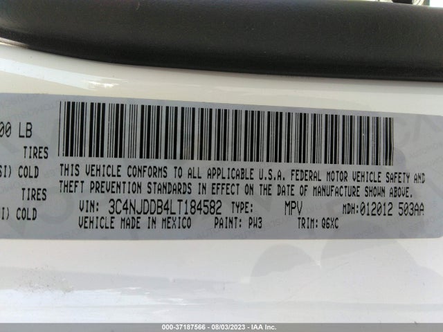 2020 JEEP COMPASS TRAILHAWK VIN: 3C4NJDDB4LT184582