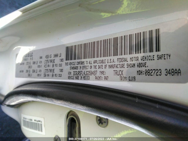3C6UR5FL4JG350497 RAM 2500 Laramie
