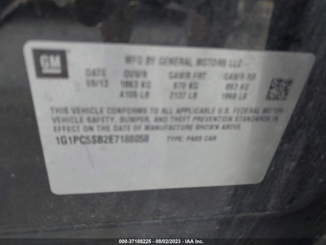 Chevrolet Cruze 1lt 2014 1G1PC5SB2E7188058 Image 10