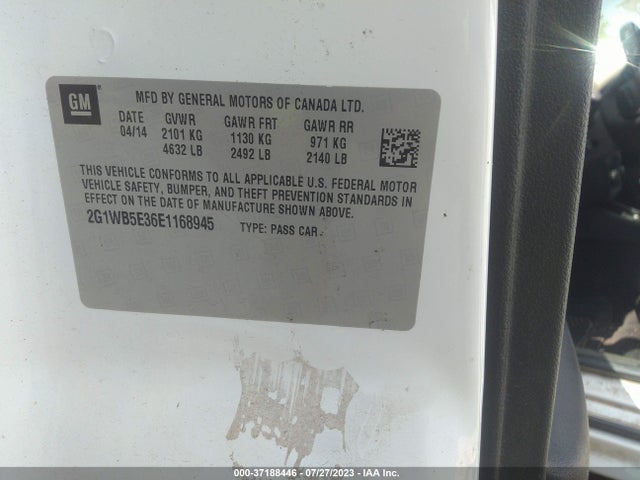 Chevrolet Impala Limited Lt 2014 2G1WB5E36E1168945 Image 10