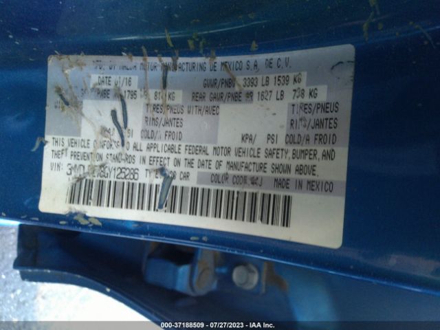 3MYDLBZV8GY126286 Scion IA