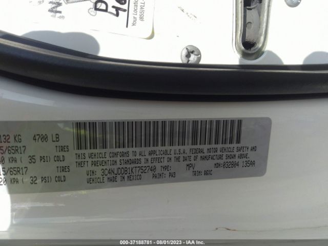 3C4NJDDB1KT752740 Jeep Compass Trailhawk