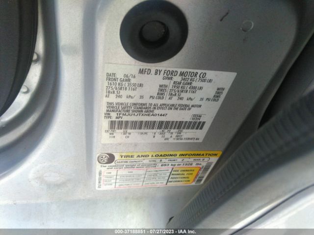 1FMJU1JTXHEA01447 Ford Expedition Xlt/king Ranch