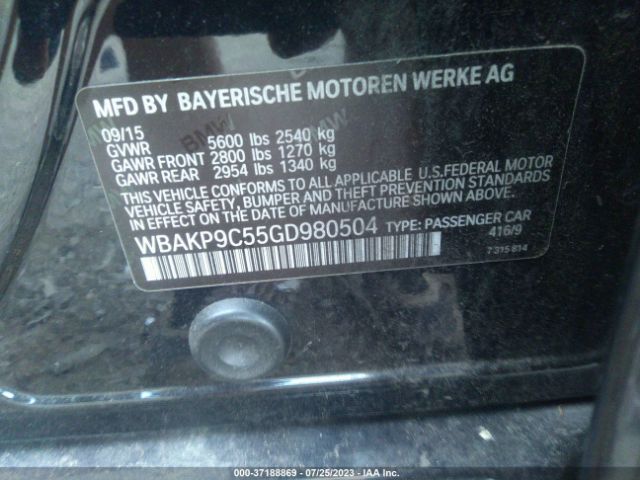 WBAKP9C55GD980504 BMW 5 Series 550i Xdrive