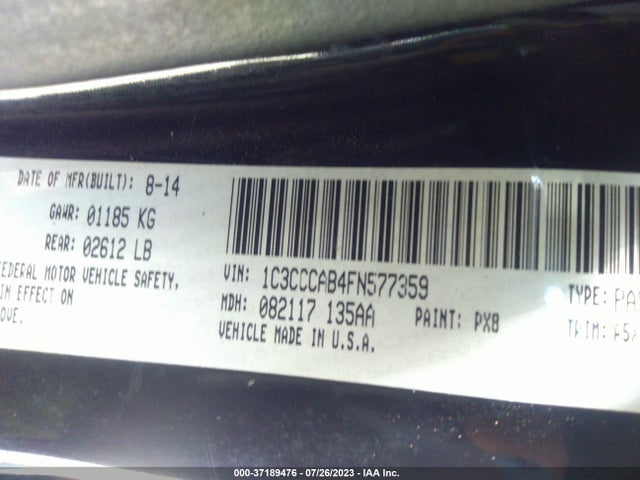 1C3CCCAB4FN577359 Chrysler 200 Limited