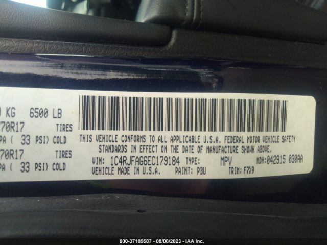 1C4RJFAG6EC179184 Jeep Grand Cherokee Laredo