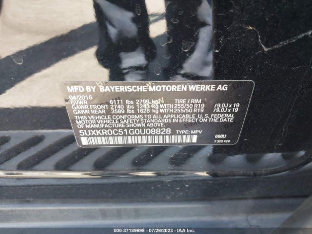 5UXKR0C51G0U08828 BMW X5 Xdrive35i