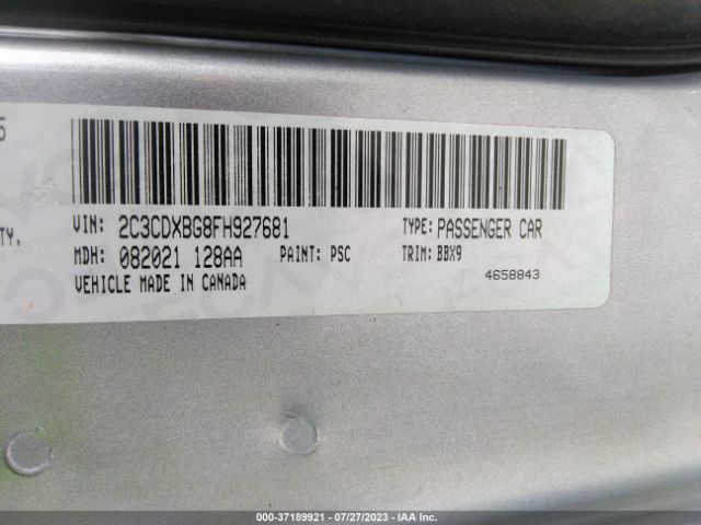 2C3CDXBG8FH927681 Dodge Charger Se