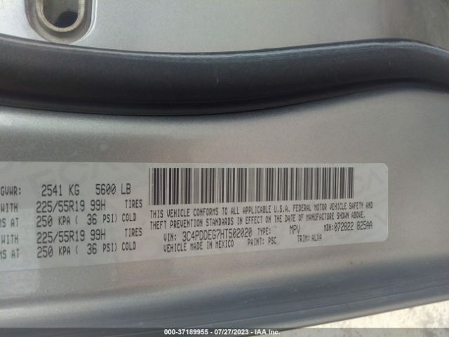3C4PDDEG7HT502020 Dodge JOURNEY GT