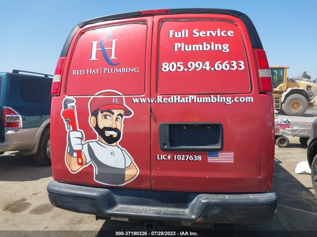 2009 CHEVROLET EXPRESS CARGO VAN VIN: 1GCGG25C191137030
