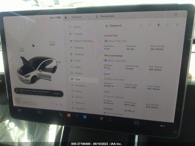 2020 Tesla 3, VIN: 5YJ3E1EA0LF747027