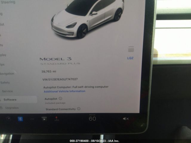 5YJ3E1EA0LF747027 Tesla Model 3 Standard Range