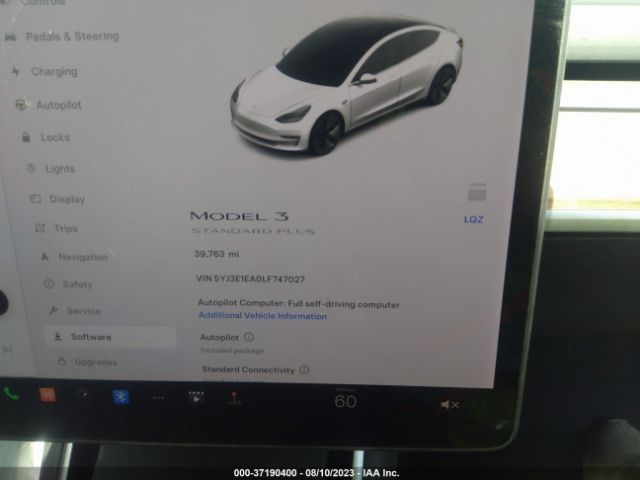 5YJ3E1EA0LF747027 Tesla Model 3 Standard Range