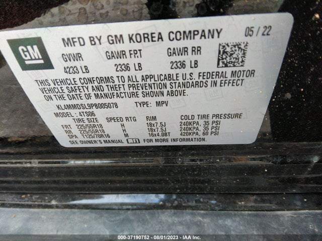Buick Encore Gx Select 2023 KL4MMDSL9PB005078 Image 9
