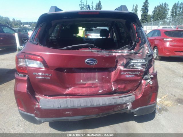 4S4BSENC6G3307874 Subaru Outback 3.6r Limited