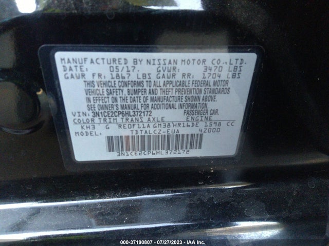 Nissan Versa Note S Plus 2017 3N1CE2CP6HL372172 Image 16
