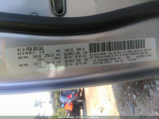 3C4PDCAB5KT746700 Dodge Journey Se Value Pkg