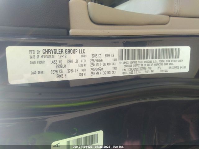 1C4RJFCM2EC366960 Jeep Grand Cherokee Overland