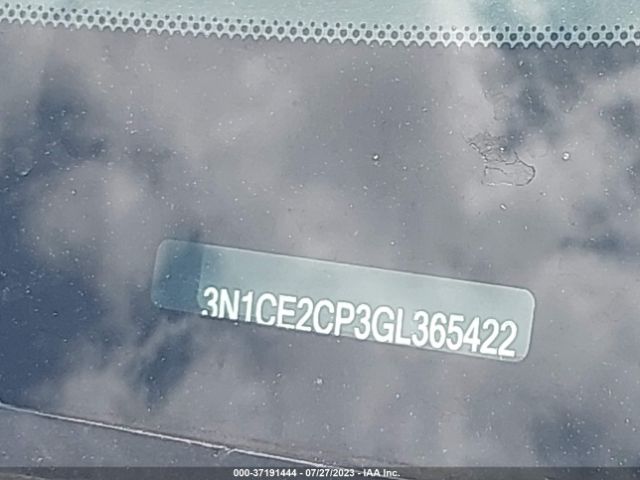 3N1CE2CP3GL365422 Nissan Versa Note S/s Plus/sv/sr/sl
