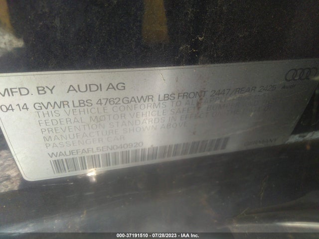 WAUEFAFL5EN040920 Audi A4 Premium Plus