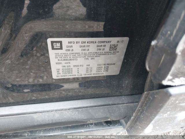 KL4CJBSB3JB540723 Buick Encore Preferred Ii