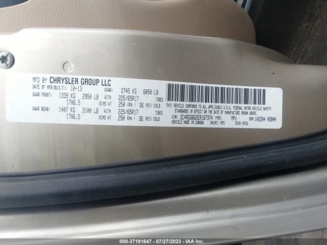 2C4RDGBG2ER167374 Dodge Grand Caravan American Value Pkg