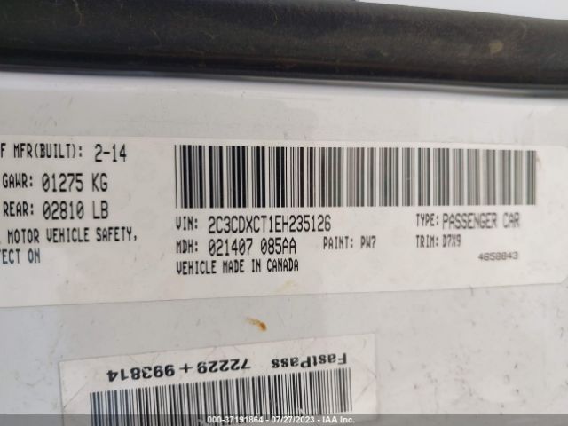 2C3CDXCT1EH235126 Dodge Charger Rt
