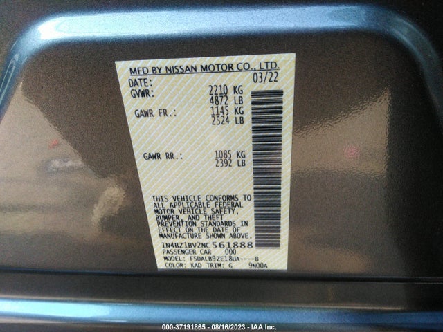 Nissan Leaf S Plus 2022 1N4BZ1BV2NC561888 Image 17