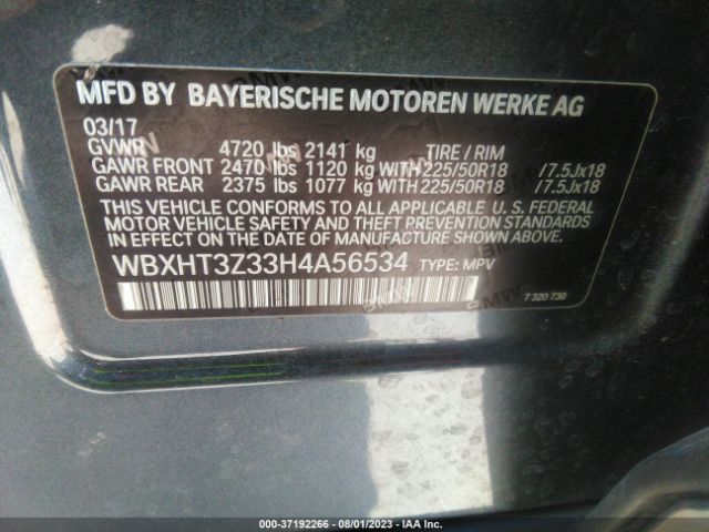 WBXHT3Z33H4A56534 BMW X1 Xdrive28i