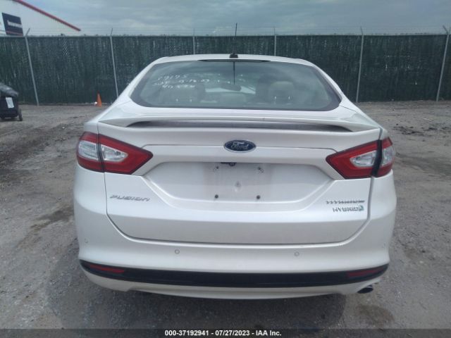 3FA6P0RU8GR143855 Ford Fusion Titanium Hybrid