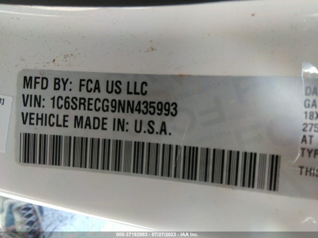 1C6SRECG9NN435993 RAM 1500 Tradesman