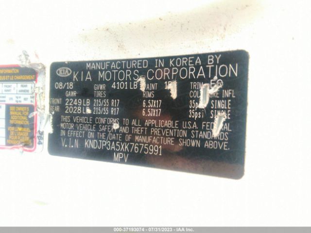 KNDJP3A5XK7675991 KIA SOUL +