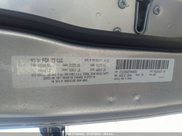 2C3CDXBG2FH840391 Dodge Charger Se