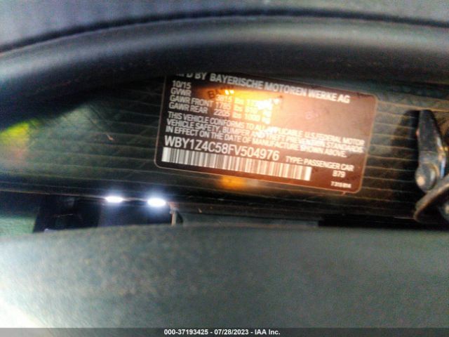 WBY1Z4C58FV504976 BMW I3