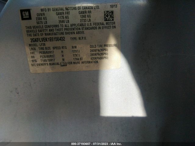 2GKFLVEK1E6156432 GMC Terrain Sle