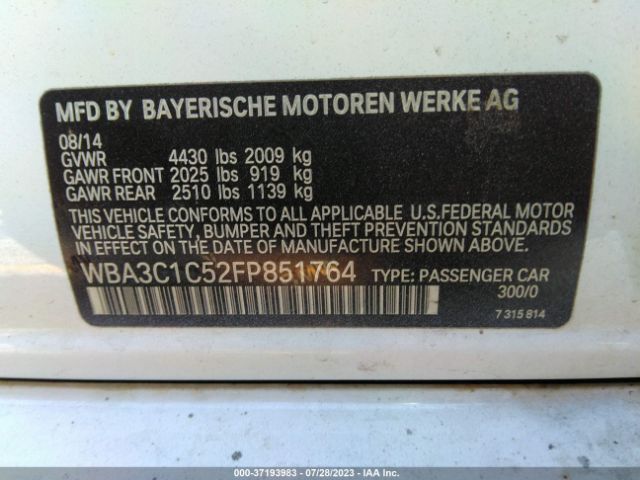 WBA3C1C52FP851764 BMW 3 Series 328i