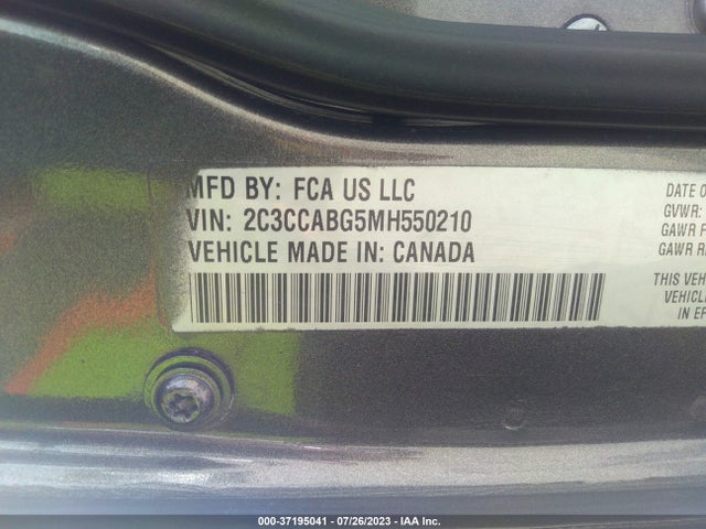 Chrysler 300 300s 2021 2C3CCABG5MH550210 Image 9
