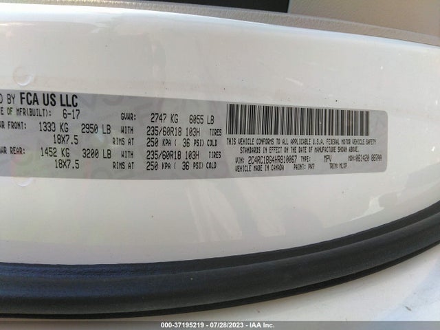 2C4RC1BG4HR810067 Chrysler Pacifica Touring-l
