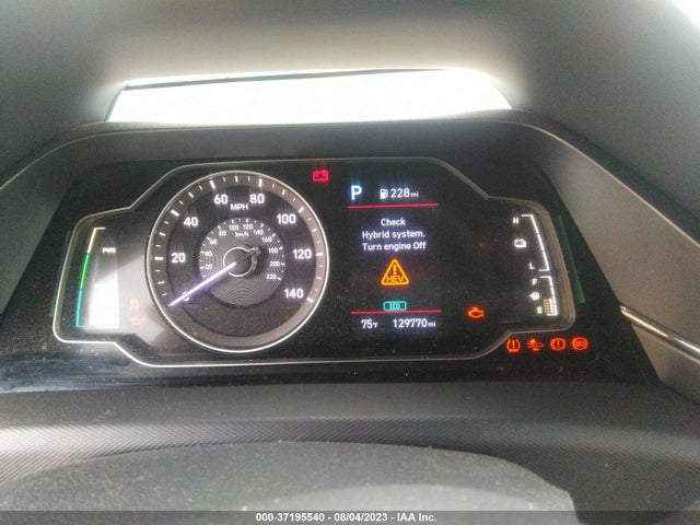 2020 HYUNDAI IONIQ HYBRID BLUE VIN: KMHC65LC1LU206872