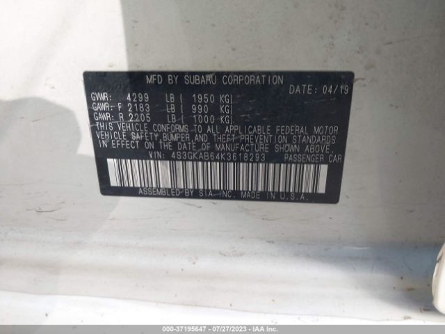 4S3GKAB64K3618293 Subaru Impreza